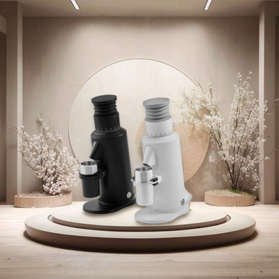 250W ไฟฟ้า 64mm Flat Burr Grinder สีดํา / สีขาว / ปรับแต่ง