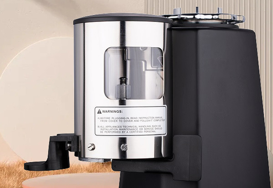เครื่องบดเมล็ดกาแฟอัตโนมัติแบบมืออาชีพ Conical Burr Coffee Beans Machine