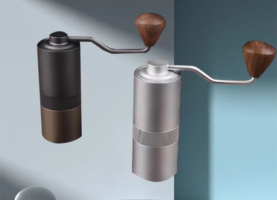 เครื่องบดกาแฟแบบพกพา 35g Espresso 6 Grinding Degree Adjustment