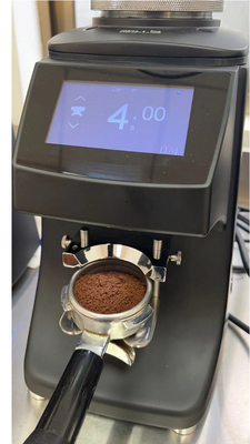อลูมิเนียมอัลลอยด์ ABS Espresso Bean Grinder Hand Coffee Bean Mill 1.7kg Tank Volume