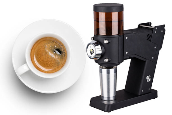 เครื่องบดเมล็ดกาแฟไฟฟ้าเครื่องบดกาแฟพร้อมตัวเครื่องอลูมิเนียม