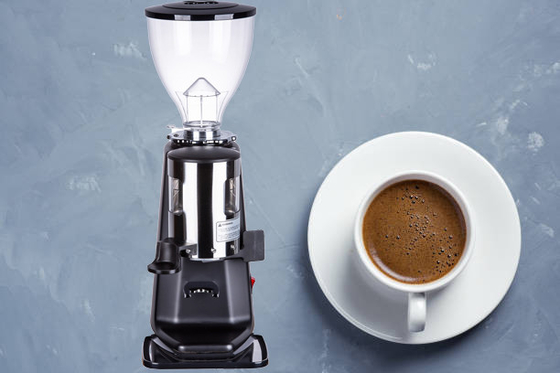 เครื่องบดเมล็ดกาแฟอัตโนมัติแบบมืออาชีพ Conical Burr Coffee Beans Machine