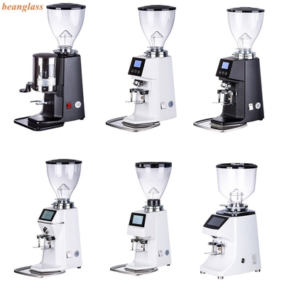 Commercial Flat Burr Espresso Coffee Grinder สำหรับคาเฟ่บาร์