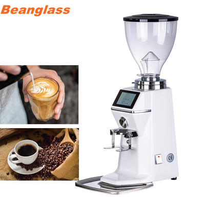 เครื่องบดกาแฟเอสเพรสโซ 64มม. Flat Burr สำหรับร้านกาแฟ / บาร์ / ห้องครัว 220V