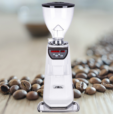 Commercial Espresso Electric Flat Burr Coffee Grinder 64มม. 1400รอบต่อนาที