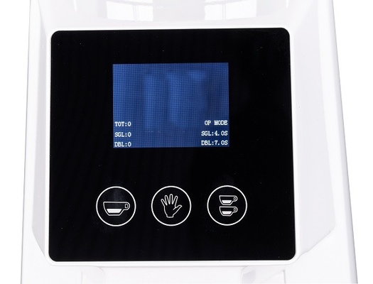 เครื่องบดกาแฟเชิงพาณิชย์ 370W พร้อมจอ LCD ระบบสัมผัสเต็มรูปแบบและการรับประกัน 1 ปี