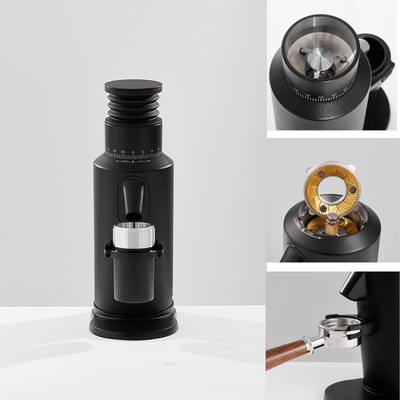 เครื่องบดกาแฟ Burr แบบใช้ในบ้าน 110V / 220V พร้อมโลหะผสมสังกะสีและอลูมิเนียม