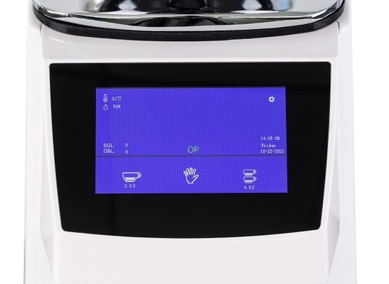เครื่องบดกาแฟแบบพาณิชย์จอสัมผัส 550W พลังงาน เครื่องบดอัดอัลลูมิเนียมสับสนธิ / ABS 64mm