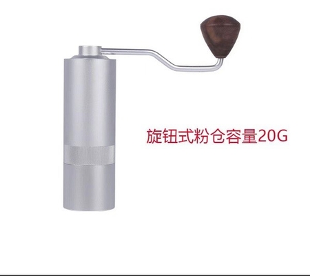 เครื่องบดกาแฟเอสเปรสโซ่แบบแมนนวลทรงกรวย 38 มม. พร้อมที่จับวอลนัท